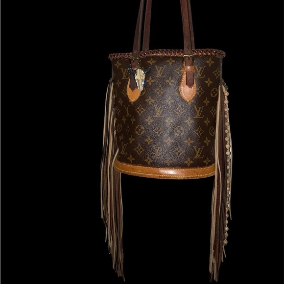 Louis Vuitton Petit Bucket French Tote Vintage Boho Original Authentic & Unique. - Picture 13 of 13